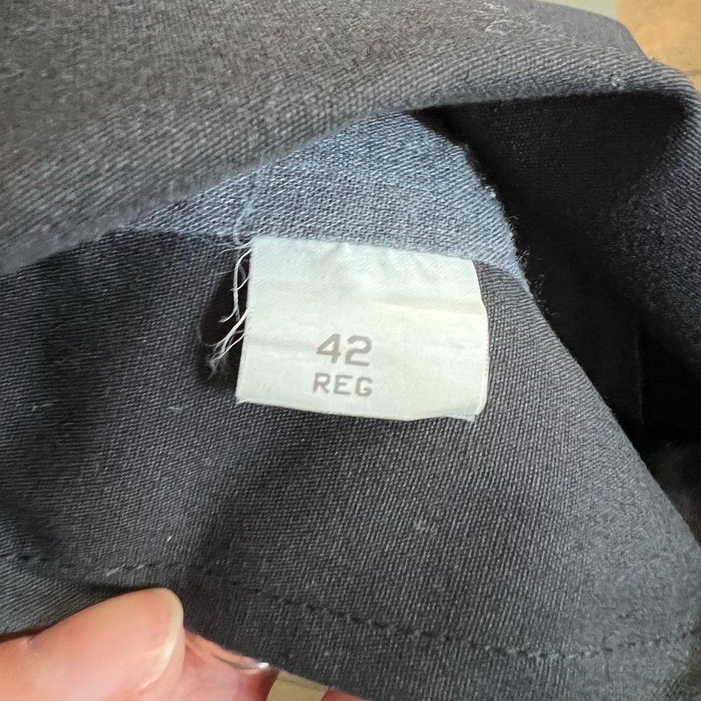 Mens Black Lined Trench Coat Made in USA Sz 42 R - Picture 10 of 10